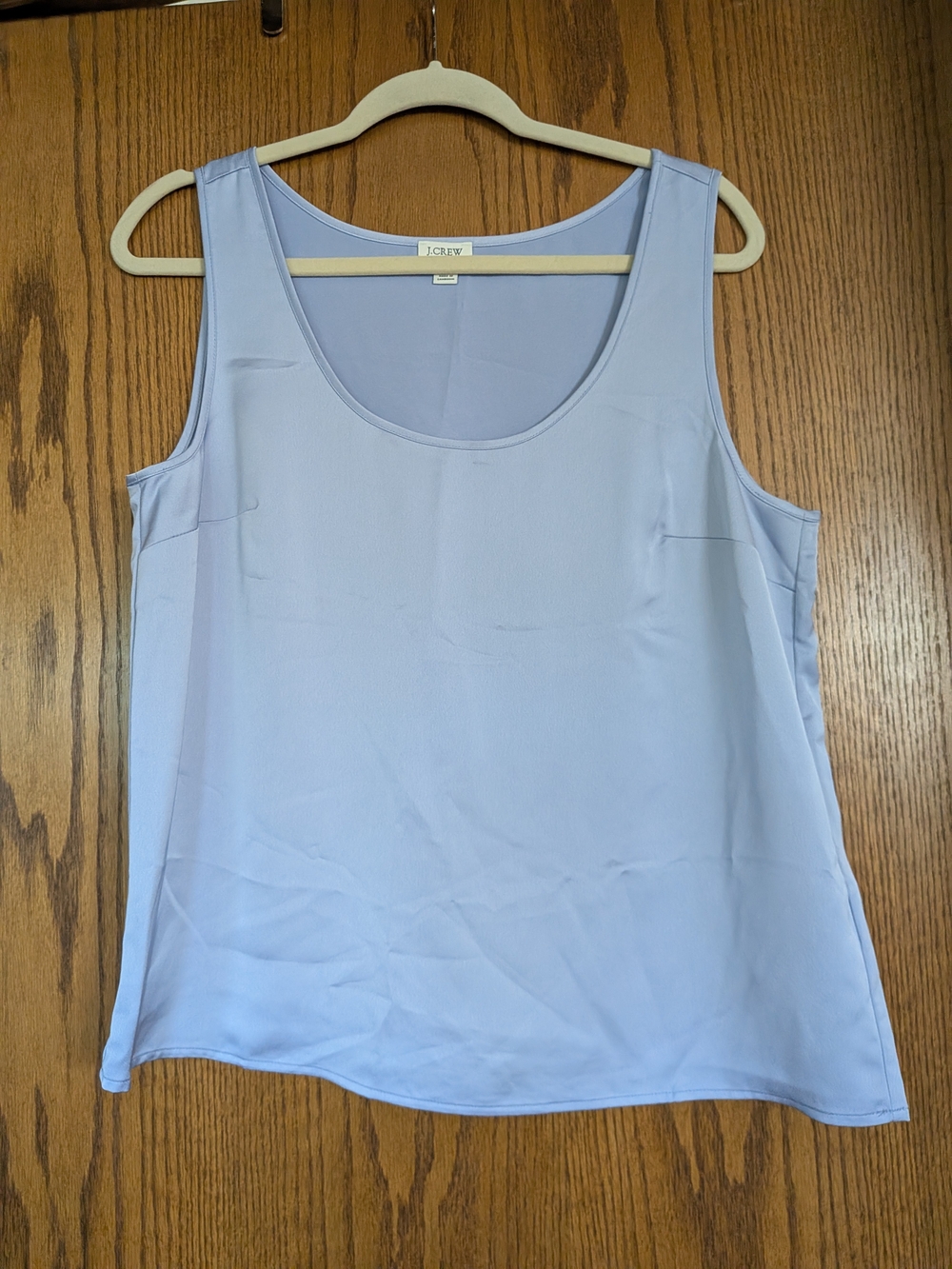 J. Crew Light Blue Scoop Neck Tank Top